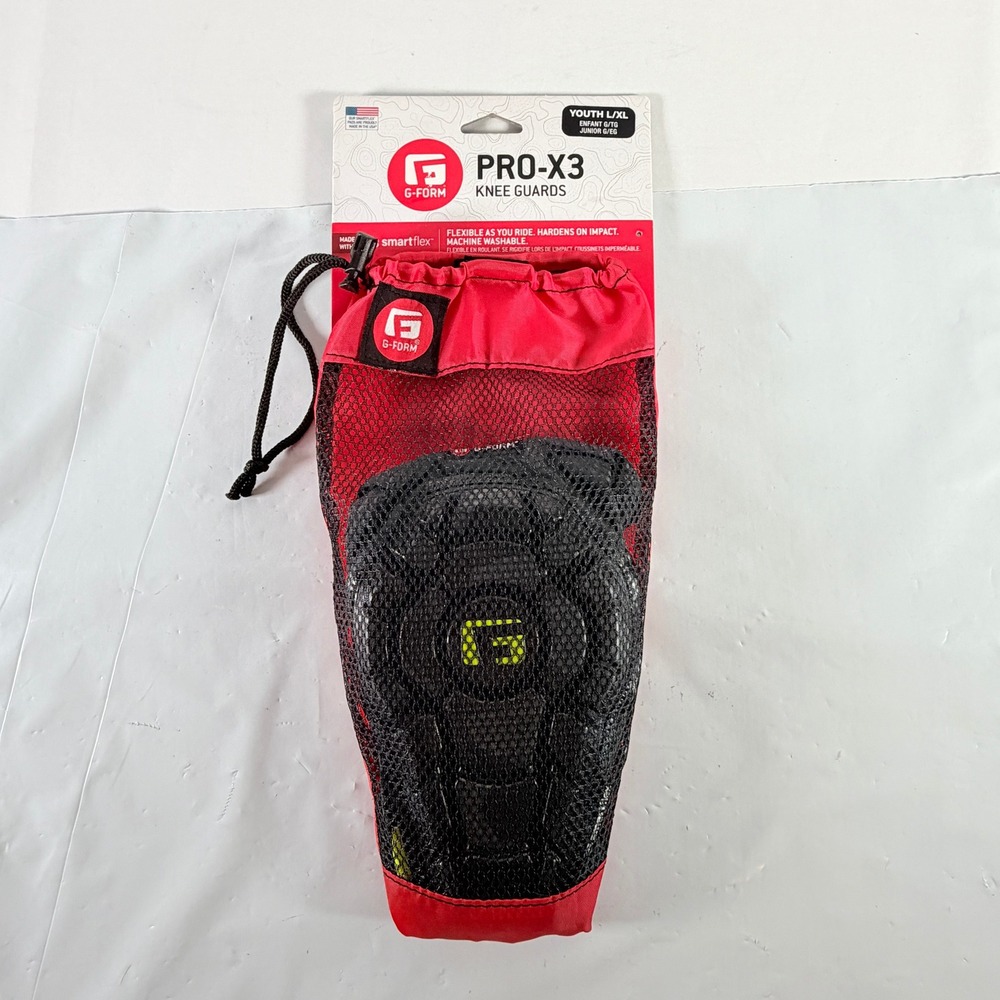 G-Form Pro-X3 Youth Knee Guards Size L/XL Bike Skate Protective Pads NEW